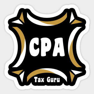 CPA Tax Guru Light Sticker